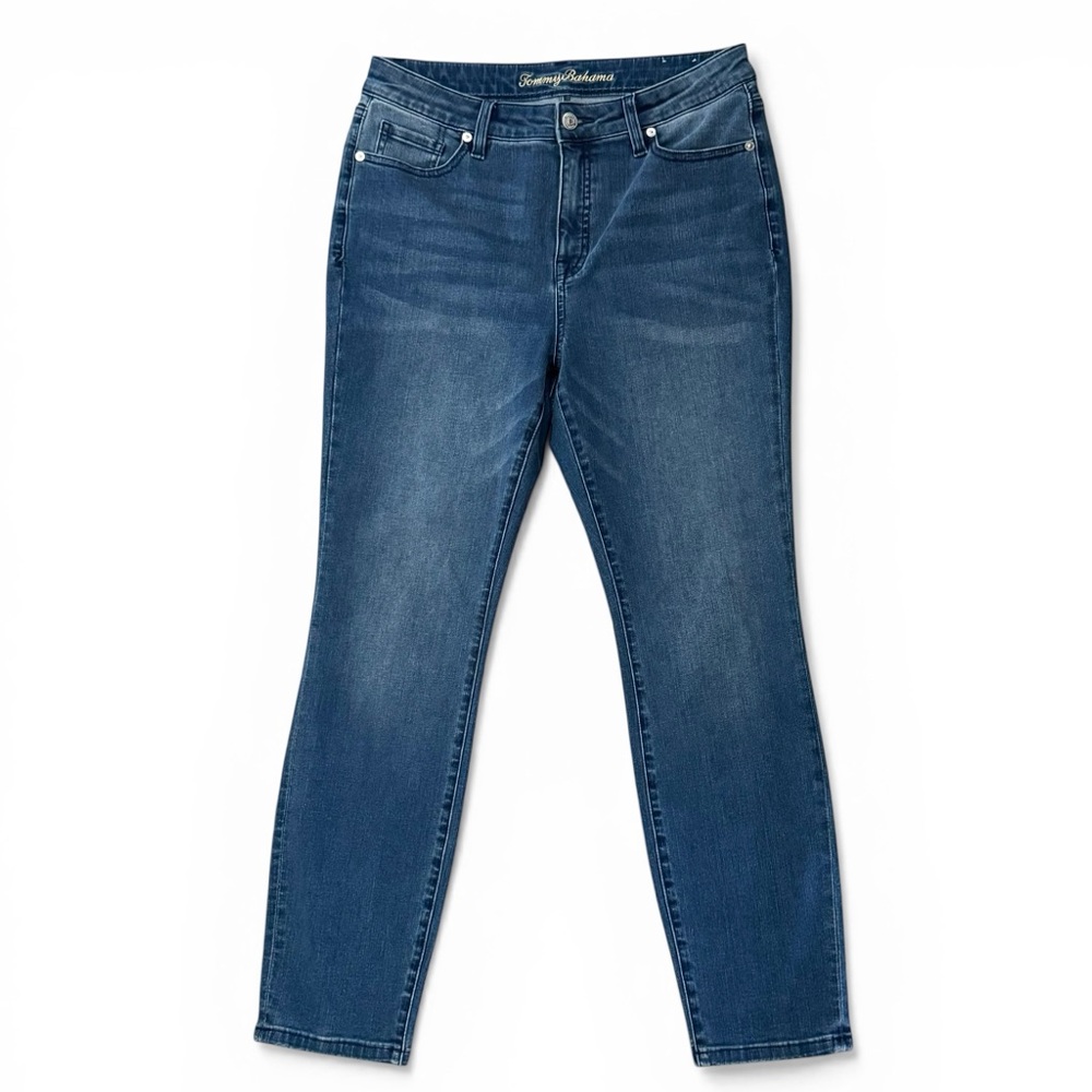 Tommy Bahama Indigo Palms™ Size 10/28 High-Rise Skinny Ankle Jean Style SW121109 - Picture 2 of 10